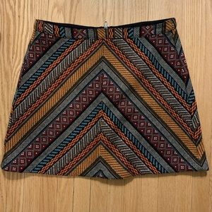 Embroidered Mini Skirt